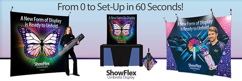 EZ Tube 6' tabletop display